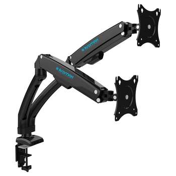 Монитор Kromax Кронштейн для мониторов ЖК OFFICE-9 черный 15"-34" макс.2x8кг настольный поворот и наклон верт.перемещ.