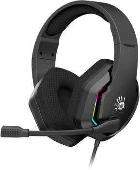 Игровая гарнитура A4TECH Наушники с микрофоном Bloody G260p черный 2м мониторные USB оголовье