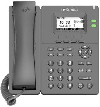 VoIP-оборудование FLYINGVOICE Телефон IP P11 серый