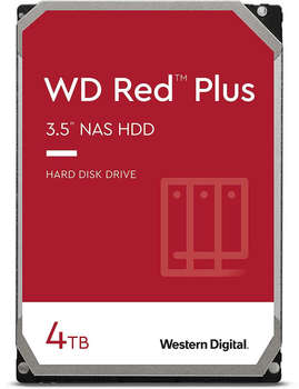 Жесткий диск HDD Жесткий диск SATA-III 4TB WD40EFPX NAS Red Plus 256Mb 3.5"