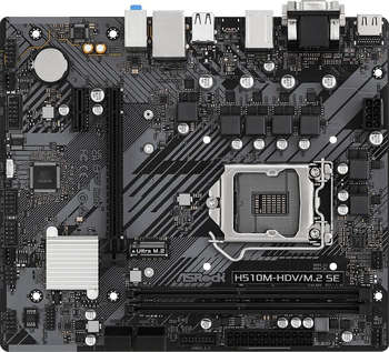 ASRock Материнская плата H470 S1200 MATX H510M-HDV/M.2 SE ASROCK