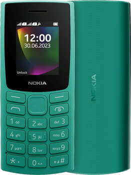 Сотовый телефон Nokia Мобильный телефон 106 DS TA-1564 зеленый моноблок 2Sim 1.8" 120x160 Series 30+ GSM900/1800 GSM1900 FM microSD max32Gb