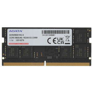 Оперативная память ADATA SODIMM DDR5 16Gb AD5S560016G-S