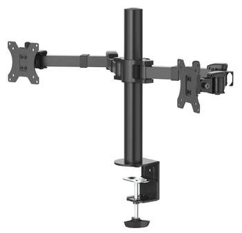 Кронштейн для ТВ Hama для мониторов FM 2 Arms 00118494 черный 13"-35" макс.15кг настольный поворот и наклон