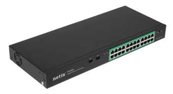 Netis Коммутатор 24PORT 10/1000M POE 2 SFP COMBO P124GC NETIS