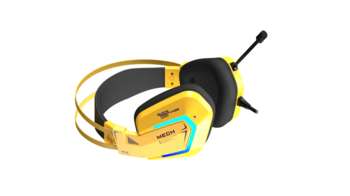 Игровое устройство Dareu Гарнитура игровая проводная EH732 Yellow , подключение USB, подсветка RGB EH732 Yellow