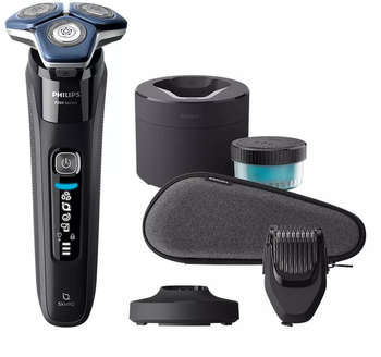 Бритва Philips роторная S7886/58 реж.эл.:3 питан.:аккум. черный