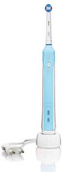 Зубная щетка Oral-B электрическая Cross Action Pro 500 голубой