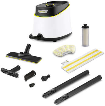 Парогенератор KARCHER Пароочиститель напольный EasyFix SC 3 Deluxe 1900Вт белый