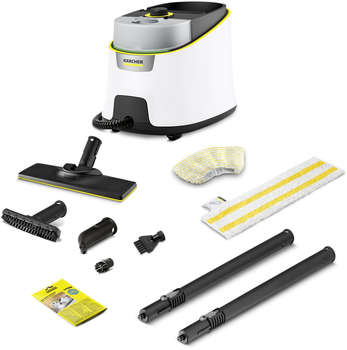 Парогенератор KARCHER Пароочиститель напольный EasyFix SC 4 Deluxe 2200Вт белый