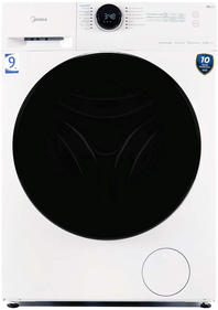 Стиральная машина MIDEA MF200W90WBS/W-RU класс: A загр.фронтальная макс.:9кг белый инвертор