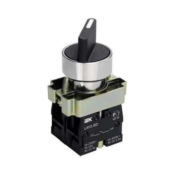 Автоматический выключатель IEK BSW60-BD-2-K02 Переключатель LAY5-BD25 2 положения "I-0" стандарт ручка