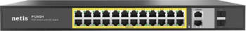 Коммутатор Netis P124GH  1SFP 24PoE 24PoE+ 360W неуправляемый