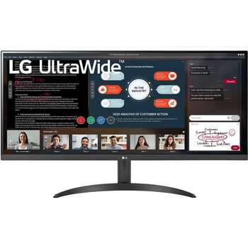 Монитор LG LCD 34" 34WP500-B UltraWide черный {IPS 2560x1080 75Hz 5ms 21:9 матовая 250cd 178/178 2xHDMI}