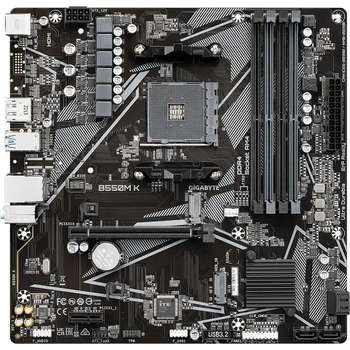 Материнская плата Gigabyte B550M K {SocketAM4, AMD B550, mATX} Ret