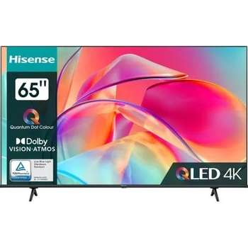 Телевизор HISENSE 65" 65E7KQ черный 4K Ultra HD 60Hz DVB-T DVB-T2 DVB-C DVB-S DVB-S2 USB 2.0 - 2шт. WiFi Smart TV