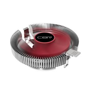 Кулер CBR80 для процессора Socket 775/1155/1156/1150/1151/1200/1700/940/AM2/АМ2+/АМ3/AM3+/FM1/FM2/AM4/AM5, TDP 65W, 90mm Fan, 2000RPM, HB, 3pin, 23.6db