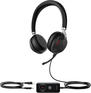 Офисная телефония YEALINK Проводная гарнитура UH38, стерео, Bluetooth, USB, 2 м, черный/серебристый