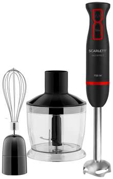 Блендер SCARLETT SC-HB42F92 Погружной блендер, 3 предмета