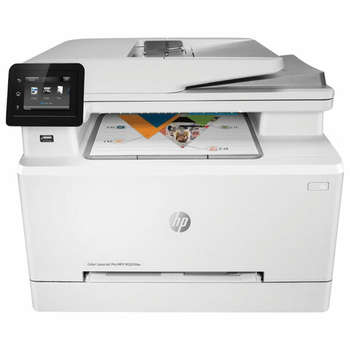 Лазерный МФУ HP МФУ лазерное ЦВЕТНОЕ Color LaserJet Pro M283fdw "4 в 1", 21 стр./мин., 40000 стр./мес, ДУПЛЕКС, Wi-Fi, сетевая карта, 7KW75A