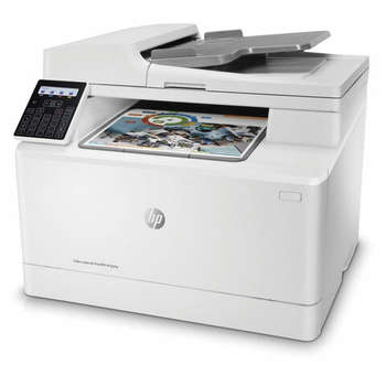Лазерный МФУ HP МФУ лазерное ЦВЕТНОЕ Color LaserJet M183fw "4 в 1", А4, 16 стр./мин., 30000 стр./месяц, АПД, Wi-Fi, сетевая карта, 7KW56A