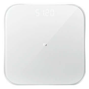 Весы Xiaomi напольные Mi Smart Scale 2, электронные, максимальная нагрузка 150 кг, квадрат, стекло, белые, NUN4056GL