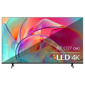 Телевизор HISENSE 50E7KQ, 50" , 3840 x 2160, 4K, 16:9, Vidaa, Wi-Fi, черный