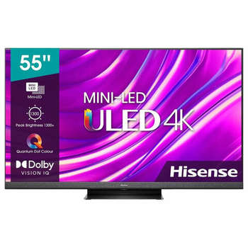 Телевизор HISENSE 55U8HQ, 55" , 3840x2160, 4K, 16:9, SmartTV, Wi-Fi, черный