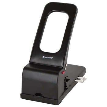Дырокол Brauberg металлический МОЩНЫЙ "Heavy duty", до 100 л., черный, 226869