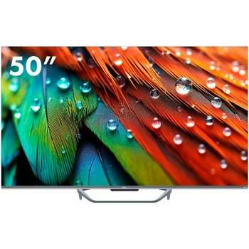 Телевизор Haier 50" Smart TV S4, QLED, 4K Ultra HD, серый, СМАРТ ТВ, Android TV [DH1VL6D02RU]