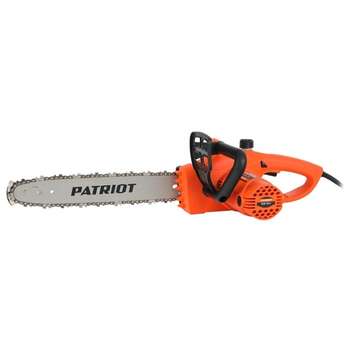 Пила Patriot ESP 1614 цепная электрическая [220301614] {1.5кВт, шина 14"/35см, поперечный двигатель, без инерц. тормоза цепи, защита от обратного удара}