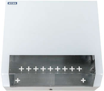 Шкаф, стойка NTSS Шкаф коммутационный настенный 5U 520x140мм пер.дв.стекл несъемн.бок.пан. 80кг белый 11кг 480мм IP20 металл