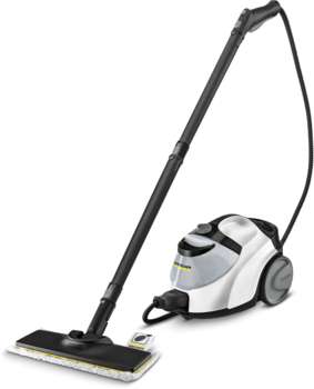 Парогенератор KARCHER Пароочиститель напольный EasyFix SC 5 Iron Plug 2200Вт белый/черный