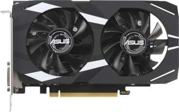 Видеокарта ASUS PCI-E 4.0 DUAL-RTX3050-O6G NVIDIA GeForce RTX 3050 6Gb 96bit GDDR6 1507/14000 DVIx1 HDMIx1 DPx1 HDCP Ret