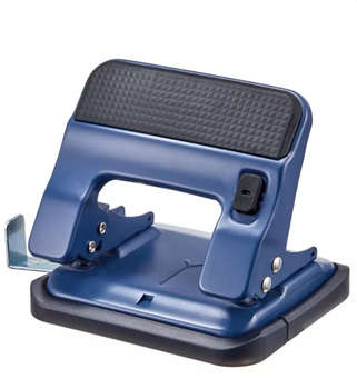 Дырокол KW-TRIO 09616BLUE макс.:30лист. металл синий отв.:2