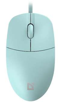 Мышь проводная AZORA MB-241 голубая 52243 DEFENDER