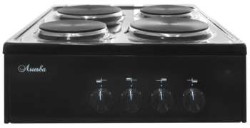 Настольная плита ЛЫСЬВА Плита Электрическая ПЭН 40М черный ДА эмаль