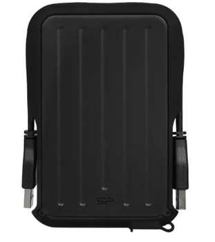 Внешний накопитель Silicon Power Portable HDD 2TB Armor A66 USB 3.0  SP020TBPHD66SS3K 2.5" черный