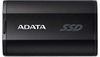 Внешний накопитель A-DATA Накопитель SSD USB-C 1TB SD810-1000G-CBK SD810 1.8" черный
