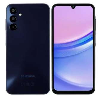 Смартфон Samsung Мобильный телефон GALAXY A15 4/128GB BLUE BLACK SM-A155 SAMSUNG