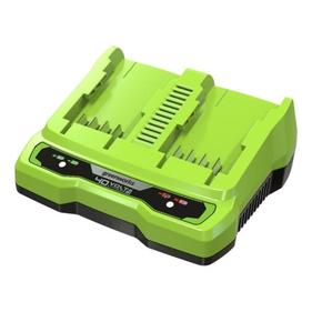 Аккумулятор для электроинструмента GREENWORKS G40UC8 Быстрое зарядное устройство для 2-х аккумуляторов,40V [2938807]
