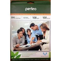 Фотобумага Perfeo PF-MTA4-108/100 Бумага матовая 100л, A4 108 г/м2