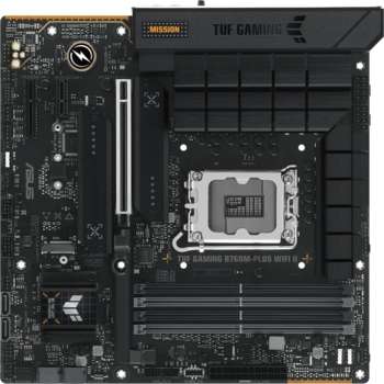 Материнская плата ASUS TUF GAMING B760M-PLUS WIFI II Soc-1700 Intel B760 4xDDR5 mATX AC`97 8ch 2.5Gg RAID+HDMI+DP