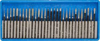 Набор бит и сверел ЗУБР Набор оснастки 33383-H30 универсал. для граверов