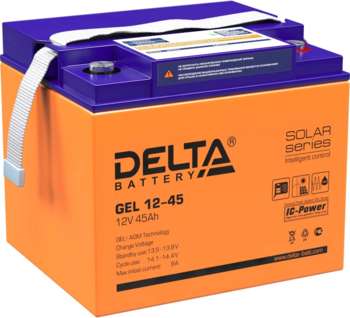 Аккумулятор для ИБП Delta Батарея для ИБП GEL 12-45 12В 45Ач