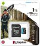 Карта памяти Kingston microSDXC Canvas Go Plus, 1 Тб, UHS-I, U3, V30, A2, с адаптером