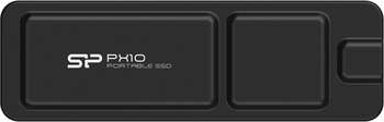 Внешний накопитель Silicon Power Накопитель SSD USB-C 4TB SP040TBPSDPX10CK PX10 1.8" черный