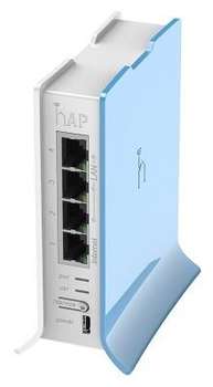 Беспроводное сетевое устройство MikroTik Маршрутизатор RB941-2nD-TC, HAP LITE TC, N300, 1x100Mbs WAN, 4x100Mbs LAN, MIMO 2x2)