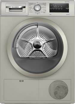 Сушильная машина BOSCH Serie 4 WTN86202ME пан.англ. кл.энер.:A макс.загр.:8кг серебристый