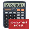 Калькулятор Staff настольный PLUS DC-111S, КОМПАКТНЫЙ , 12 разрядов, двойное питание, + БАТАРЕЙКА АА, 250428